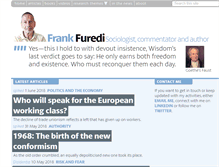 Tablet Screenshot of frankfuredi.com